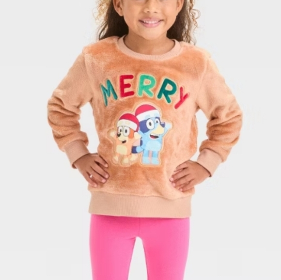 NEW Disney Bluey "merry" cozy Woobie Pullover size 18M Unisex - Picture 3 of 17